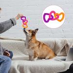 Valentine's Day Heart Dog Chew Toys for Puppies