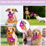 Valentine's Day Heart Dog Chew Toys for Puppies