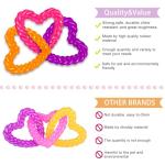 Valentine's Day Heart Dog Chew Toys for Puppies