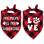 Valentine's Dog Bandanas Set - Love Theme