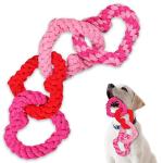 Valentine's Day Heart Shaped Dog Chew Toy