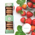 All-Natural Dog Macarons - Strawberry Flavor Treats