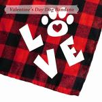 Valentine's Dog Bandanas Set - Love Theme