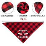 Valentine's Dog Bandanas Set - Love Theme