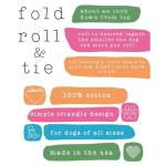 Valentine's Day Dog Bandana with Love Hearts