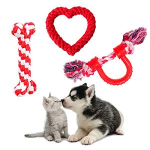 Valentine's Day Dog Rope Toys - 3 Pack