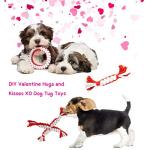 Valentine’s Day Dog Rope Toys - 3 Pack