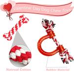 Valentine's Day Dog Rope Toys - 3 Pack