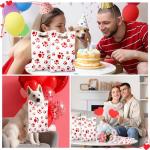 100 Pcs Dog Paw Treat Bags for Parties