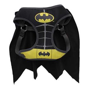 Batman Dog Harness for Small Breeds, Grey