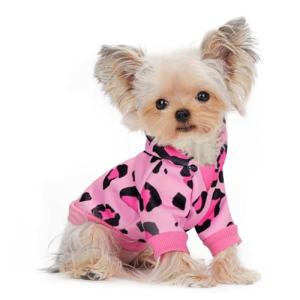 Cozy Pink Leopard Hoodie for Dogs