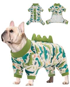 Dinosaur Costume Dog Pajamas for Small Dogs