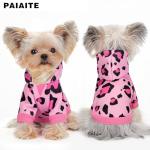 Cozy Pink Leopard Hoodie for Dogs