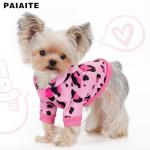 Cozy Pink Leopard Hoodie for Dogs