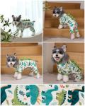 Dinosaur Costume Dog Pajamas for Small Dogs