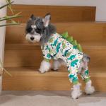 Dinosaur Costume Dog Pajamas for Small Dogs