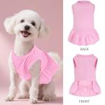 Summer Sleeveless Dog Dress for Small Pets