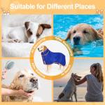 Bienbee Quick-Dry Absorbent Dog Bathrobe, XL