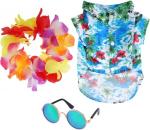 Hawaiian Costume Set for Small to Medium Pets