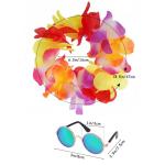 Hawaiian Costume Set for Small to Medium Pets