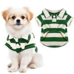 Striped Polo Shirt for Small Dogs and Cats