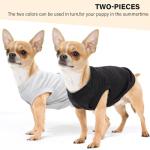 2-Pack Summer Dog Shirts for Small Dogs