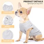2-Pack Summer Dog Shirts for Small Dogs