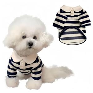 Designer Polo Shirt for Small Dogs - Blue