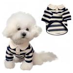 Designer Polo Shirt for Small Dogs - Blue