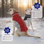Waterproof Winter Dog Coat with Built-in Harness