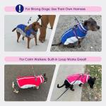 Waterproof Winter Dog Coat with Built-in Harness