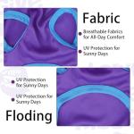 Playful Color-Blocked Dog Tank Top - Deep Purple