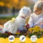 8 Pack Dog Bowknot Dresses for Puppy Girls