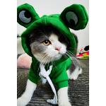 Frog Shaped Dog Hoodie for Cold Weather