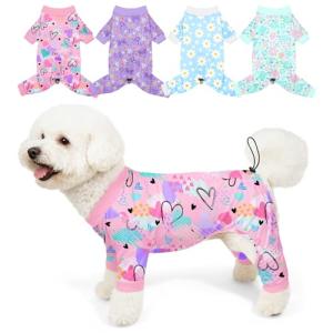 Bienbee Cute Dog Pajamas – 4 Pack Outfit