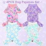 Bienbee Cute Dog Pajamas – 4 Pack Outfit