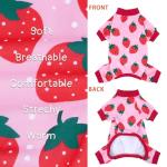 Cute 4 Pack Dog Pajamas for Small Dogs