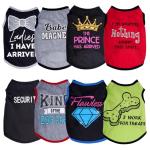 Funny Dog Shirts - 8 Pack Summer Vests