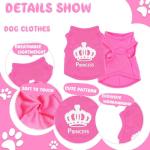 Cute Pink Dog Clothes Set for Small Dogs