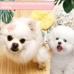 Floral Dog Dresses with Bowknot for Small Pets