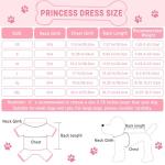 Cute Striped Mesh Dog Dress for Small Puppies