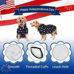 4th of July Dog Hoodie for Large Dogs