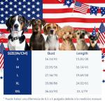 4th of July Dog Hoodie for Large Dogs