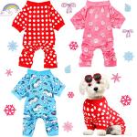 3-Pack Cute Dog Pajamas for All Sizes