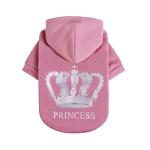 Pink Fleece Hoodie for Small Dogs