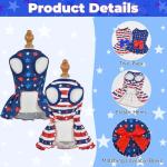 Independence Day Dog Dress - USA Flag Outfits