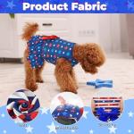 Independence Day Dog Dress - USA Flag Outfits