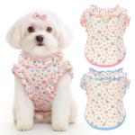 2 Pack Breathable Summer Dog Shirts for Small Pets