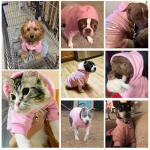 Pink Fleece Hoodie for Small Dogs
