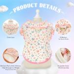 2 Pack Breathable Summer Dog Shirts for Small Pets